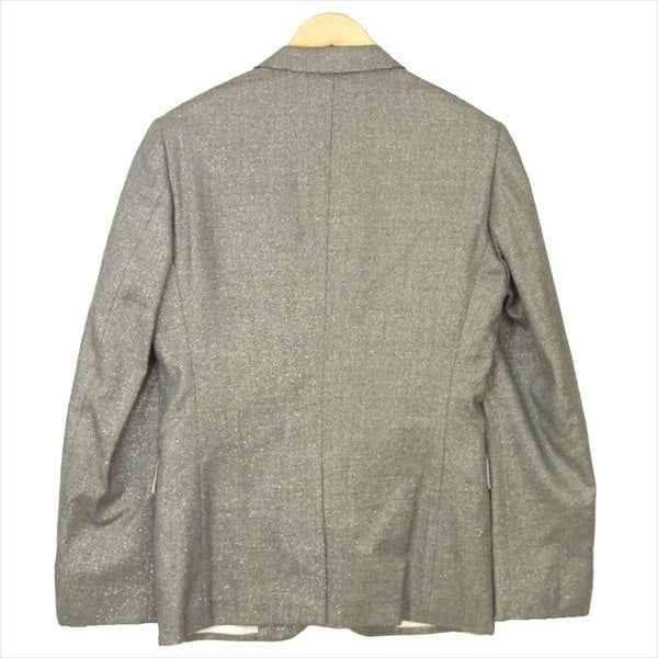 COMME des GARCONS HOMME PLUS コムデギャルソンオムプリュス PS-J021 AD2006 2B ラメ テーラード ジャケット シルバー S【美品】【中古】