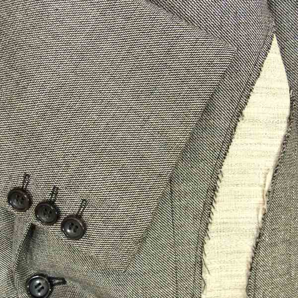 COMME des GARCONS HOMME PLUS コムデギャルソンオムプリュス PS-J021 AD2006 2B ラメ テーラード ジャケット シルバー S【美品】【中古】