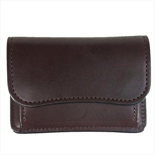 WILDSWANS ワイルドスワンズ TONGUE タング 牛革 小銭入れ ミニウォレット コインケース ダークブラウン系  ダークブラウン系【美品】【中古】