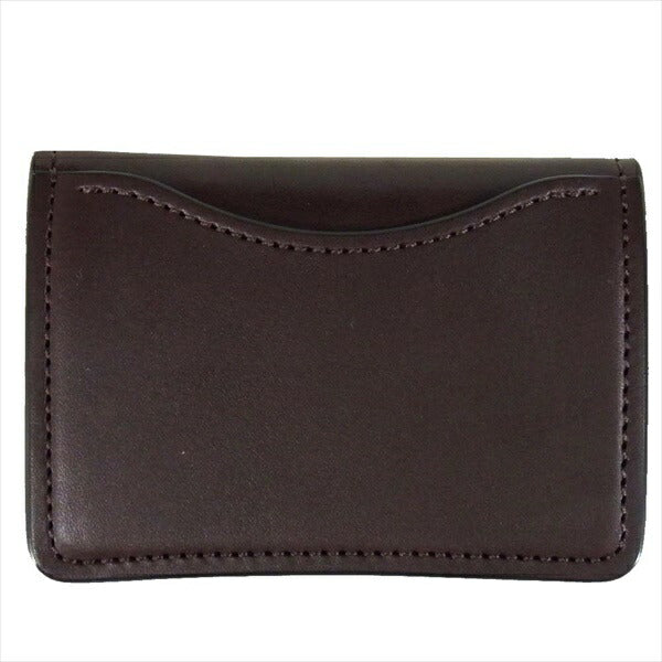 WILDSWANS ワイルドスワンズ TONGUE タング 牛革 小銭入れ ミニウォレット コインケース ダークブラウン系  ダークブラウン系【美品】【中古】