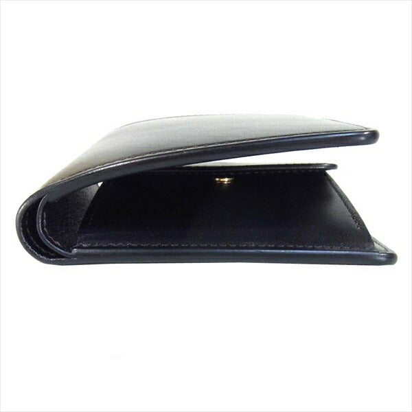 WILDSWANS ワイルドスワンズ GROUNDER グラウンダー 牛革  ウォレット 二つ折り財布 ブラック系【極上美品】【中古】