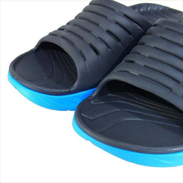 HOKA ONE ONE ホカ オネオネ ORA RECOVERY SLIDE オラ リカバリー スライド サンダル EBONY/DRESDEN BLUE EBONY/DRESDEN BLUE 28cm【新古品】【未使用】【中古】
