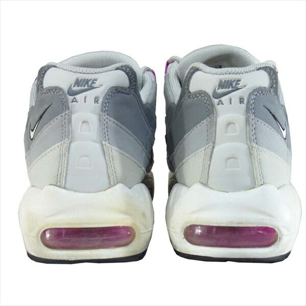 NIKE ナイキ 307960-001 WMNS AIRMAX 95 ウィメンズ エアマックス95 レディース スニーカー PURE PLATINUM/HYPER VIOLET PURE PLATINUM/HYPER VIOLET US10.5【中古】