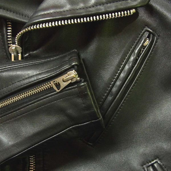 schott ショット 100周年記念限定モデル ROSIE ロージー ステアハイド ダブル ライダース ジャケット ブラック系 34【中古】