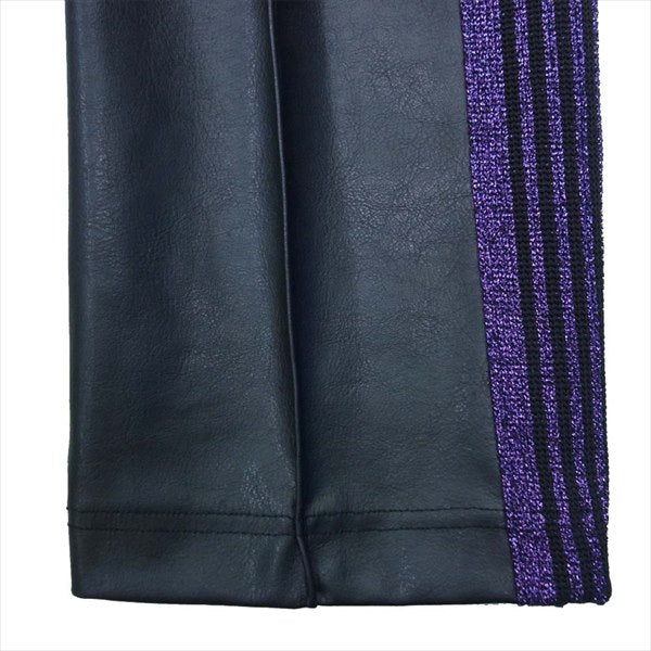 Needles ニードルス FK200 19AW Narrow TRACK PANT Synthetic Leather ナロー トラック パンツ ブラック系 ブラック系 XS【中古】