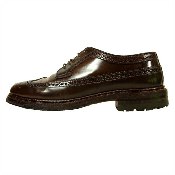 ALDEN オールデン D5512C シガーコードバン ウィングチップシューズ ブラウン系 USA 6D【中古】