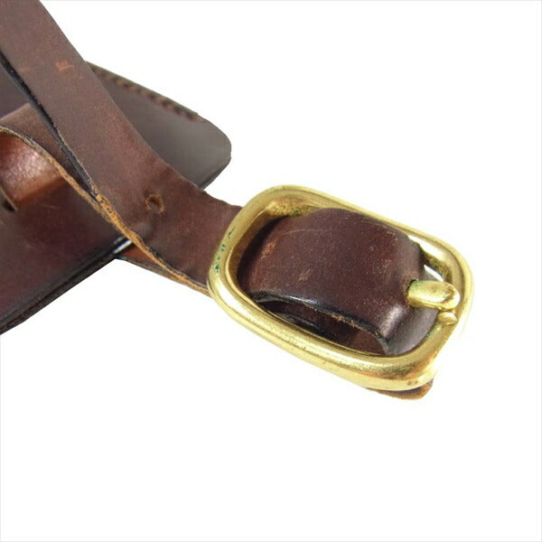 ALDEN オールデン レザー 革 ブリーフケース タグ ネーム ホルダー その他アクセサリー ブラウン系  ブラウン系【中古】