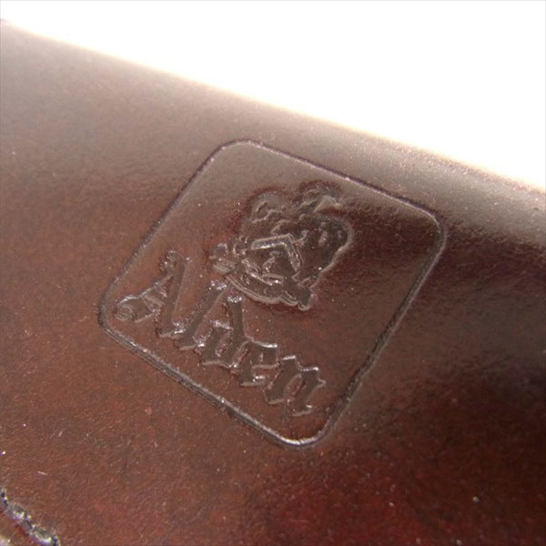 ALDEN オールデン 6連 革 無地 シンプル ブランドロゴ 茶色 キーケース ブラウン系 ブラウン系【中古】