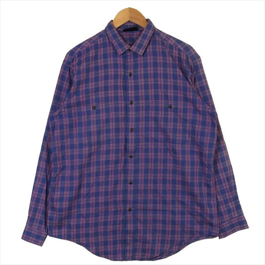 patagonia パタゴニア CHECK SHIRT チェック コットン 長袖シャツ パープル系  パープル系 表記なし【美品】【中古】