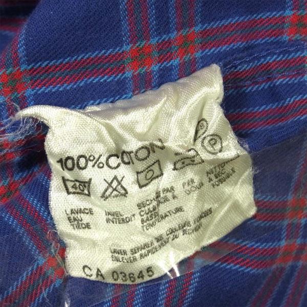 patagonia パタゴニア CHECK SHIRT チェック コットン 長袖シャツ パープル系  パープル系 表記なし【美品】【中古】