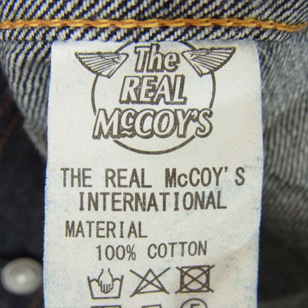 The REAL McCOY'S ザリアルマッコイズ 極上美品 MJ18030 Lot.001XXJ DENIM JACKET 2nd デニム ジャケット インディゴブルー系 インディゴブルー系 36【美品】【中古】