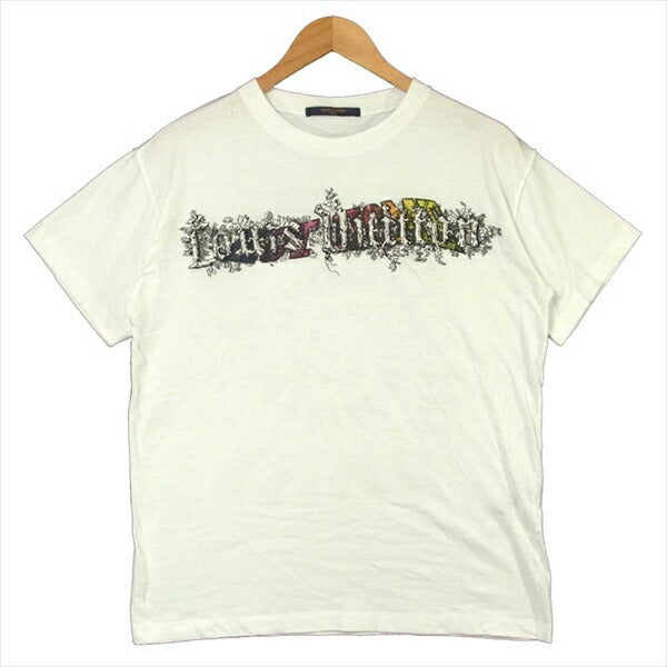 LOUIS VUITTON ルイ・ヴィトン 19SS RM191 LVO HGY93W オズの魔法使い ロゴ 半袖 Tシャツ ホワイト系 XS【中古】