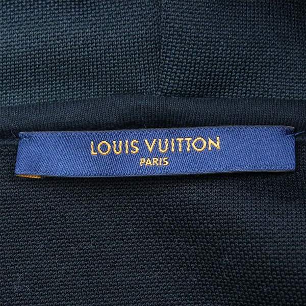 LOUIS VUITTON ルイ・ヴィトン 19SS RM191 JYY HGY74W エンブロイダリー ジップアップ トラック パーカー ブラック系 M【美品】【中古】