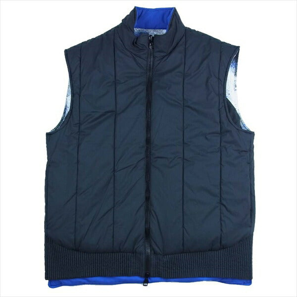 LOUIS VUITTON ルイ・ヴィトン 19AW HIG30WDTB リバーシブル モノグラム パデッド ベスト ジレ ブルー系 48【美品】【中古】