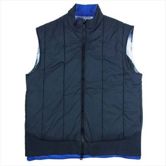 LOUIS VUITTON ルイ・ヴィトン 19AW HIG30WDTB リバーシブル モノグラム パデッド ベスト ジレ ブルー系 48【美品】【中古】