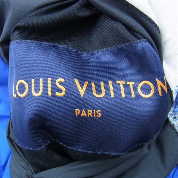 LOUIS VUITTON ルイ・ヴィトン 19AW HIG30WDTB リバーシブル モノグラム パデッド ベスト ジレ ブルー系 48【美品】【中古】