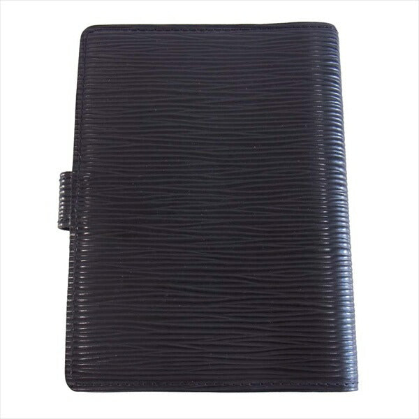 LOUIS VUITTON ルイ・ヴィトン アジェンダ PM エピ ノワール R20052 レザー ケース 手帳 ダイアリー 黒系 黒系【中古】