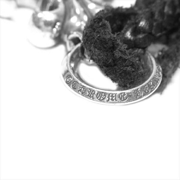 CHROME HEARTS クロムハーツ（原本無） BSフレア ペンダント W レザー ブレード ネックレス シルバー【美品】【中古】