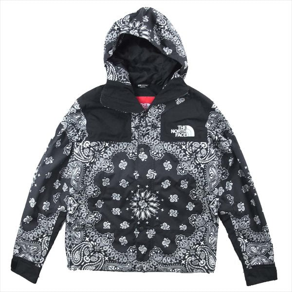 Supreme シュプリーム ノースフェイス THE NORTH FACE 14AW Bandana Mountain Parka バンダナ マウンテンジャケット ジャケット ブラック系 USA S 【中古】 ブラック系 USA S【中古】