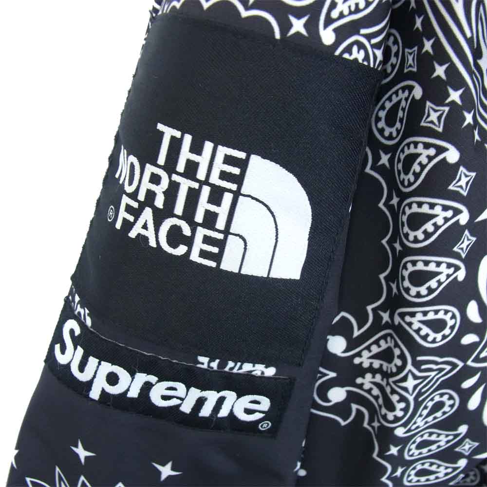 Supreme シュプリーム ノースフェイス THE NORTH FACE 14AW Bandana Mountain Parka バンダナ マウンテンジャケット ジャケット ブラック系 USA S 【中古】 ブラック系 USA S【中古】