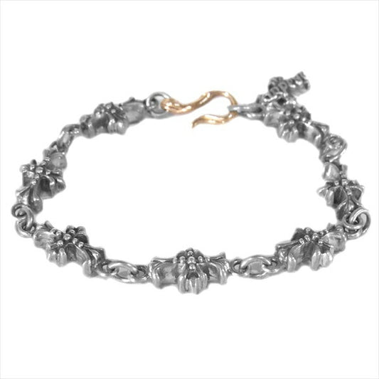 アルページュ クロスブレスレット クロス 7クロス 腕輪 ゴールド チャーム ブレスレット シルバー【中古】