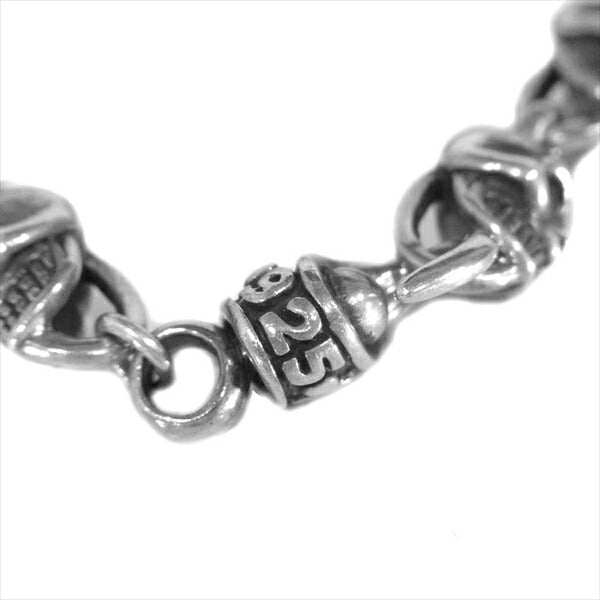 A&G エーアンドジー ブルドッグ 9スカルリンクブレスレット 925 9スカル スカル ブレスレット シルバー【中古】