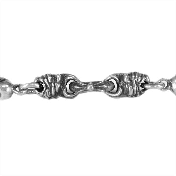 A&G エーアンドジー ブルドッグ 9スカルリンクブレスレット 925 9スカル スカル ブレスレット シルバー【中古】