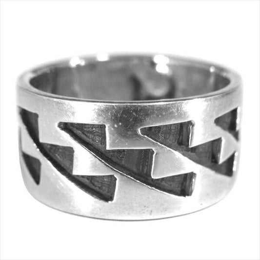 バーナードダワホヤ ホピ族 指輪 刻印 インディアン シルバーリング  シルバー 16～17号【中古】