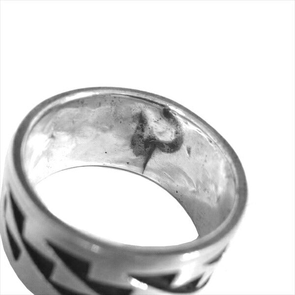 バーナードダワホヤ ホピ族 指輪 刻印 インディアン シルバーリング  シルバー 16～17号【中古】