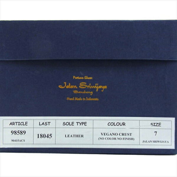 JALAN SRIWIJAYA ジャランスリウァヤ 98589 コインローファー ビジネスシューズ VEGANO CRUST 7【新古品】【未使用】【中古】