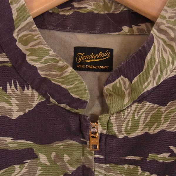 TENDERLOIN テンダーロイン 15SS T-BAMBOO JKT 刺繍タイガーカモ ジャケット マルチカラー系 S【中古】