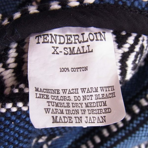 TENDERLOIN テンダーロイン 15AW T-NATIVE JKT ネイティブボタン ジャケット 青系 XS【中古】