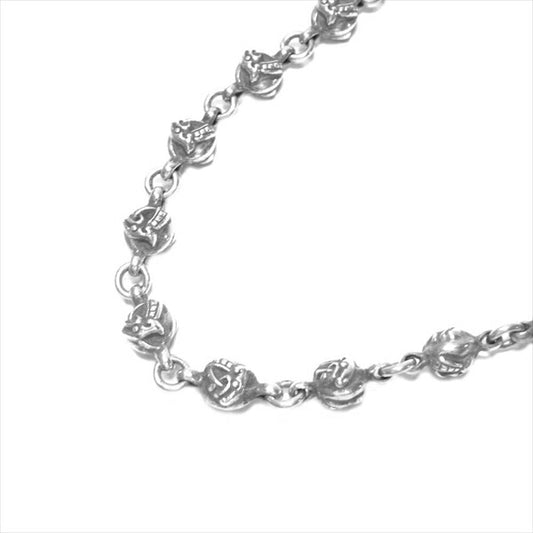 CHROME HEARTS クロムハーツ（原本無） ケルティックボール ネックレス チェーン 2連 ブレスレット シルバー【中古】