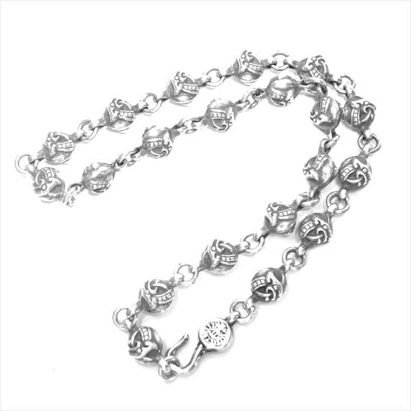 CHROME HEARTS クロムハーツ（原本無） ケルティックボール ネックレス チェーン 2連 ブレスレット シルバー【中古】