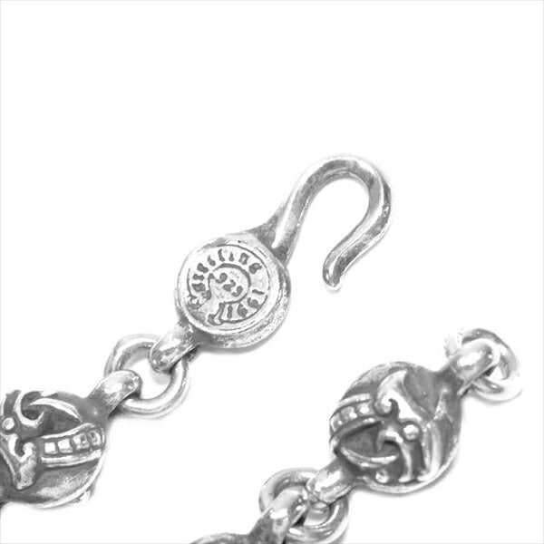 CHROME HEARTS クロムハーツ（原本無） ケルティックボール ネックレス チェーン 2連 ブレスレット シルバー【中古】