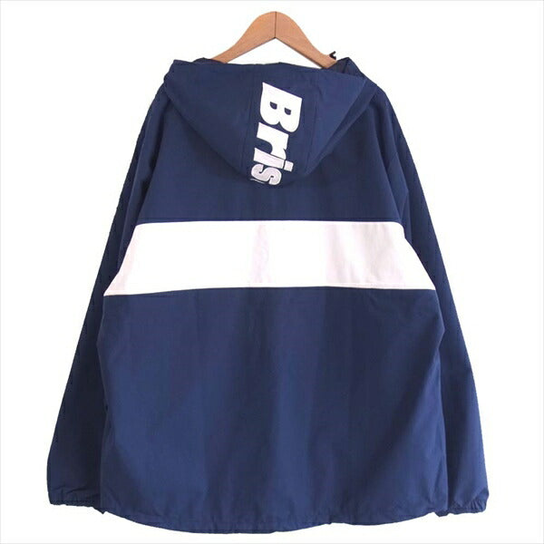 F.C.R.B. エフシーアールビー FCRB-200002 20SS COCA-COLA HALF ZIP ANORAK コカコーラ ジップ アノラック パーカー ジャケット ネイビー系 ネイビー系 L【新古品】【未使用】【中古】