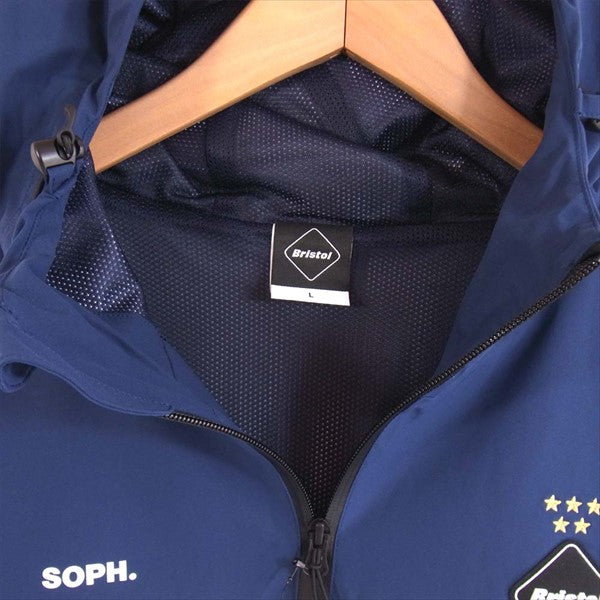 F.C.R.B. エフシーアールビー FCRB-200002 20SS COCA-COLA HALF ZIP ANORAK コカコーラ ジップ アノラック パーカー ジャケット ネイビー系 ネイビー系 L【新古品】【未使用】【中古】