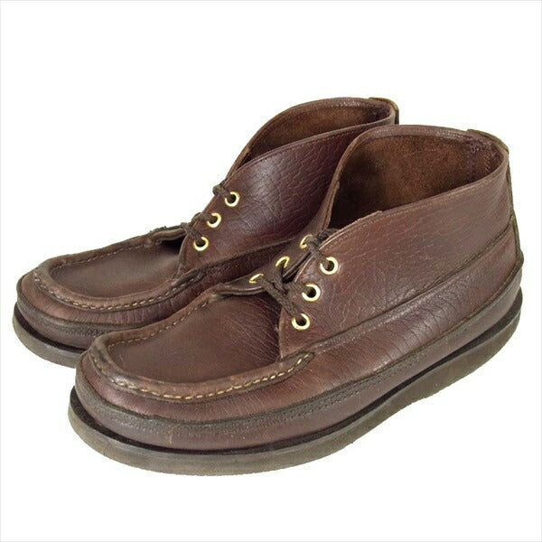 RUSSELL MOCCASIN ラッセルモカシン SPORTING CLAYS CHUKKA スポーティング クレーチャッカ ブーツ ブラウン系 実寸26cm程度【中古】