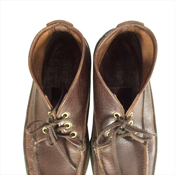 RUSSELL MOCCASIN ラッセルモカシン SPORTING CLAYS CHUKKA スポーティング クレーチャッカ ブーツ ブラウン系 実寸26cm程度【中古】