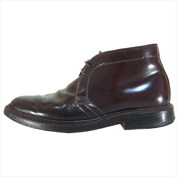 ALDEN オールデン 1339 コードバン チャッカ ブーツ USA製 BEAMS チャッカブーツ ダークブラウン系 6【中古】