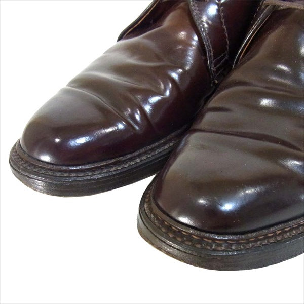 ALDEN オールデン 1339 コードバン チャッカ ブーツ USA製 BEAMS チャッカブーツ ダークブラウン系 6【中古】