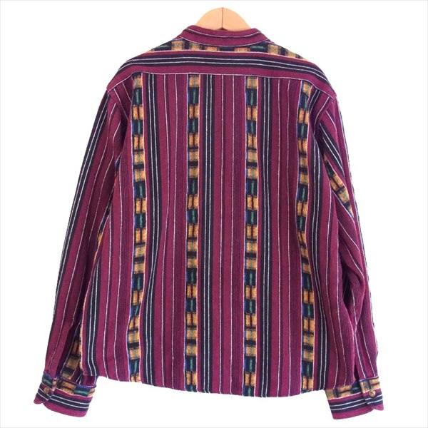 TENDERLOIN テンダーロイン T-GTM STAND SHT スタンドカラー シャツ ガテマラ グアテマラ ネイティブ 長袖シャツ マルチカラー系 M【中古】