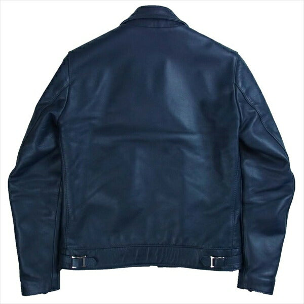 Lewis Leathers ルイスレザー CORSAIR COWHIDE コルセア カウハイド レザー ライダース ジャケット ネイビー系 36【美品】【中古】