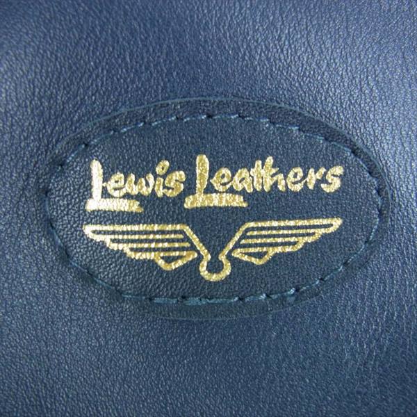 Lewis Leathers ルイスレザー CORSAIR COWHIDE コルセア カウハイド レザー ライダース ジャケット ネイビー系 36【美品】【中古】