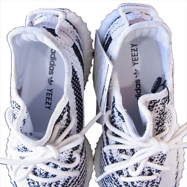 adidas アディダス イージーブースト YEEZY BOOST CP9654 350 V2 ZEBRA ゼブラ スニーカー 白系 26㎝【新古品】【未使用】【中古】