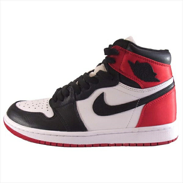 NIKE ナイキ CD0461 016 WMNS AIR JORDAN 1 HI OG SATIN エアジョーダン 1 ハイ サテン ブラックトゥ スニーカー マルチカラー系 26㎝【美品】【中古】