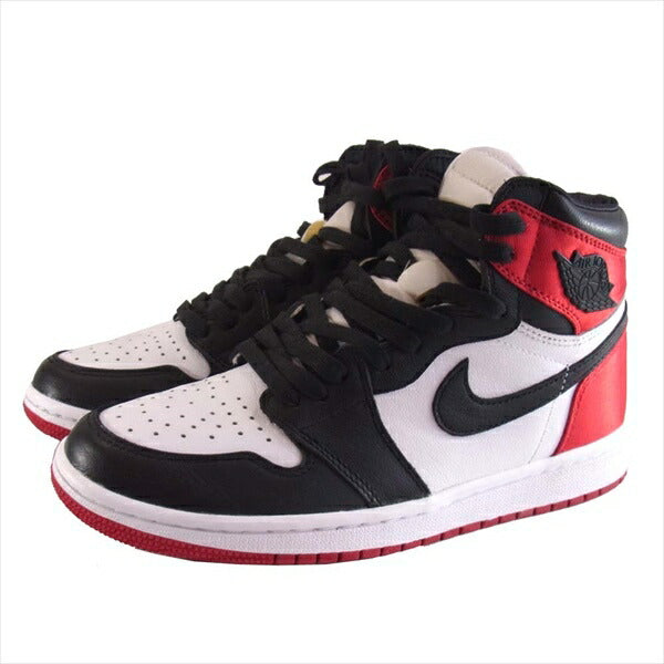 NIKE ナイキ CD0461 016 WMNS AIR JORDAN 1 HI OG SATIN エアジョーダン 1 ハイ サテン ブラックトゥ スニーカー マルチカラー系 26㎝【美品】【中古】