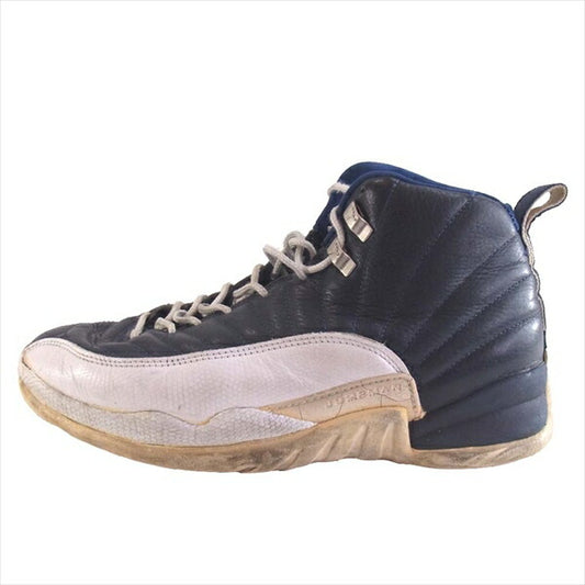 NIKE AIR JORDAN ナイキ ジョーダン 130690-411 XII 12 ハイカット スニーカー ネイビー系 ネイビー系 26.5㎝【中古】