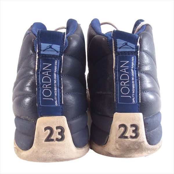 NIKE AIR JORDAN ナイキ ジョーダン 130690-411 XII 12 ハイカット スニーカー ネイビー系 ネイビー系 26.5㎝【中古】