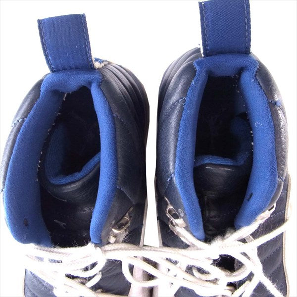 NIKE AIR JORDAN ナイキ ジョーダン 130690-411 XII 12 ハイカット スニーカー ネイビー系 ネイビー系 26.5㎝【中古】